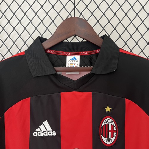 01-02  AC Milan Home Retro Fans Jersey/ 01-02 AC米兰主场