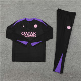 24-25 PSG Black  and Purple Player Training Suit/24-25 PSG 黑紫色球员训练服