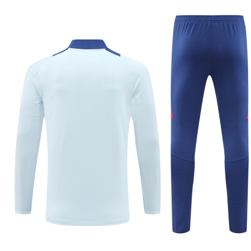 2024 Spain Light Blue Training Suit/2024 西班牙浅蓝色训练服
