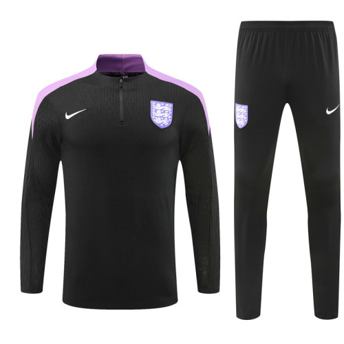 2024 England Black Player Training Suit/2024 英格兰黑色球员版训练服