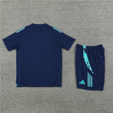 24-25 Arsenal Blue Short Sleeve Training Suit/ 24-25 阿森纳蓝色短袖训练服