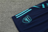 24-25 Arsenal Blue Short Sleeve Training Suit/ 24-25 阿森纳蓝色短袖训练服