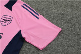 24-25 Arsenal Pink Short Sleeve Training Suit/ 24-25 阿森纳粉色短袖训练服