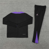 24-25 PSG Black  and Purple Player Training Suit/24-25 PSG 黑紫色球员训练服