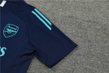 24-25 Arsenal Blue Short Sleeve Training Suit/ 24-25 阿森纳蓝色短袖训练服