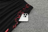 24-25 Manchester United Red Short Sleeve Training Suit/ 24-25 曼联红色短袖训练服