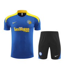 24-25 Inter Milan Blue Short Sleeve Training Suit/ 24-25 国米蓝色短袖训练服