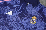 24-25 Real Madrid Spcial Blue Training Suit/ 24-25 皇马蓝色半拉训练服