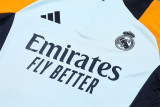 24-25 Real Madrid Light Blue and Orange Training Suit/ 24-25 皇马湖蓝橙色半拉训练服