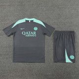 24-25 PSG Gray Short Sleeve Training Suit/ 24-25 PSG 灰色短袖训练服