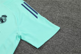 24-25 Real Madrid Blue Short Sleeve Training Suit/ 24-25 皇马蓝色短袖训练服