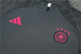 2024 Germany Dark gray Training Suit/2024德国半拉训练服