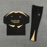 24-25 PSG Black Player Version Training Suit/24-25PSG巴黎半拉训练服，球员版