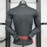 24-25  Barcelona Away player Long Sleeve Jersey/ 24-25 巴萨客场球员版长袖