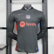 24-25  Barcelona Away player Long Sleeve Jersey/ 24-25 巴萨客场球员版长袖