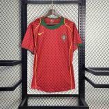 2004 Portugal Home Retro Jersey/2004 葡萄牙主场