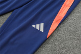 24-25 Manchester United Blue Training Suit/ 24-25 曼联蓝色半拉训练服