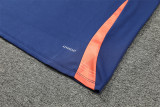 24-25 Manchester United Blue Training Suit/ 24-25 曼联蓝色半拉训练服