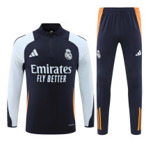 24-25 Real Madrid Blue Training Suit/ 24-25 皇马蓝色半拉训练服 24-25 Real Madrid Blue Training Suit/ 24-25 皇马蓝色半拉训练服