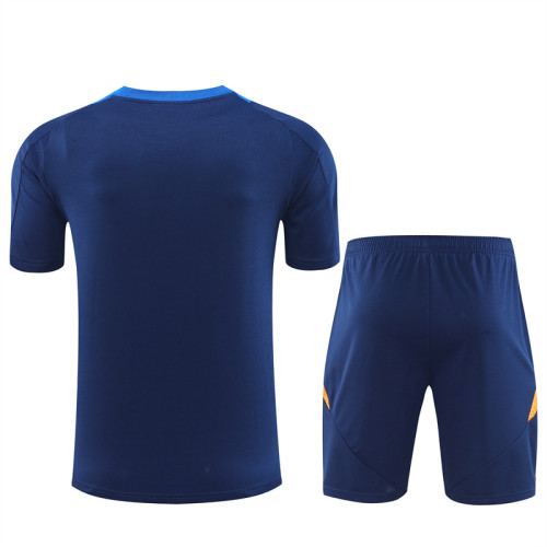 24-25 Juventus Blue Short Sleeve Training Suit/ 24-25 尤文蓝色短袖训练服