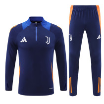 24-25 Juventus Blue Training Suit/ 24-25 尤文蓝色半拉训练服 24-25 Juventus Blue Training Suit/ 24-25 尤文蓝色半拉训练服