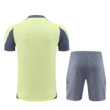 24-25 AX Yelllow Short Sleeve Training Suit/ 24-25 AX 黄色短袖训练服