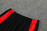 24-25 Manchester United Red and Black Training Suit/ 24-25 曼联红黑半拉训练服