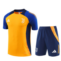 24-25 Juventus Orange Short Sleeve Training Suit/ 24-25 尤文橙色短袖训练服