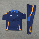24-25 Juventus Blue Training Suit/ 24-25 尤文蓝色半拉训练服