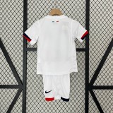 24-25 PSG Away White Kid Kit/24-25PSG巴黎客场童装