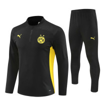 24-25 Borussia Dortmund Black Training Suit/24-25多特蒙德半拉训练服