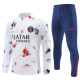 24-25 PSG White Training Suit/ 24-25PSG巴黎半拉训练服