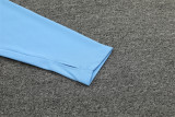 24-25 Manchester City Blue Training Suit/24-25曼城半拉训练服