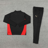 24-25 AC Milan Black Training Suit/24-25AC米兰半拉训练服