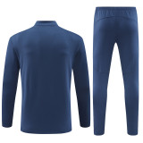 24-25 Manchester City Blue Training Suit/24-25曼城半拉训练服