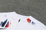 24-25 PSG White Training Suit/ 24-25PSG巴黎半拉训练服