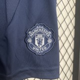 24-25 Manchester United Away Kid Kit/24-25曼联客场童装