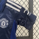24-25 Manchester United Away Kid Kit/24-25曼联客场童装