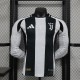 24-25 Juventus Home Player Long Sleeve Jersey/24-25 尤文图斯主场球员版长袖