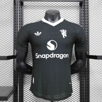 24-25 Manchester United Black GK Player Jersey/24-25 曼联黑色守门员球员