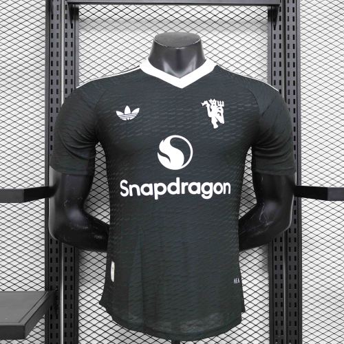 24-25 Manchester United Black GK Player Jersey/24-25 曼联黑色守门员球员