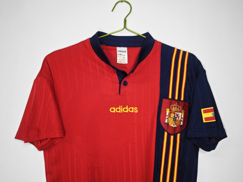 1996 Spain Home Retro Jersey/1996 西班牙主场
