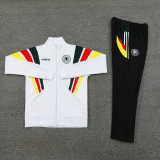 2024Germany White Jacket Tracksuit/ 2024德国白色夹克训练服