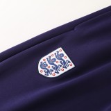 2024 England Purple Jacket Tracksuit/ 2024英格兰紫色夹克训练服