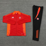 24-25 Bayern Munich Red Jacket Tracksuit/ 24-25拜仁红色夹克训练服