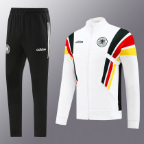 2024Germany White Jacket Tracksuit/ 2024德国白色夹克训练服