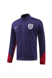 2024 England Purple Jacket Tracksuit/ 2024英格兰紫色夹克训练服