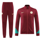 24-25 PSG Red Jacket Tracksuit/ 24-25巴黎红色夹克训练服