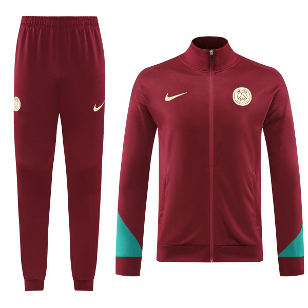 24-25 PSG Red Jacket Tracksuit/ 24-25巴黎红色夹克训练服