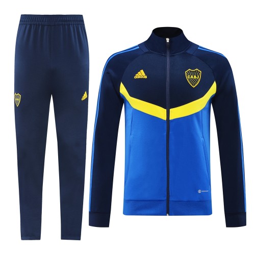 24-25 Boca Blue Jacket Tracksuit/ 24-25博卡蓝色夹克训练服